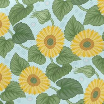 Vibrant Sunflower Midweight Cotton Poplin