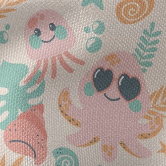 Octopus In Sunglasses Waterproof Canvas