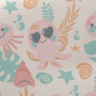 Octopus In Sunglasses Twill