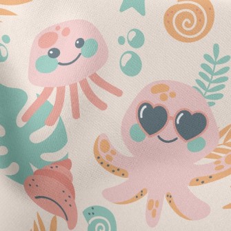 Octopus In Sunglasses Stretch Ponte