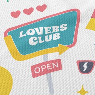 Helpless Eyes Fruit Birdseye Piqué