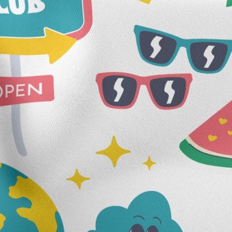 Helpless Eyes Fruit Stretch Ponte