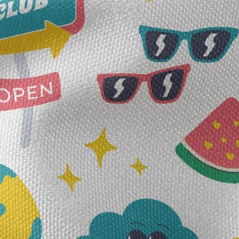 Helpless Eyes Fruit Waterproof Canvas