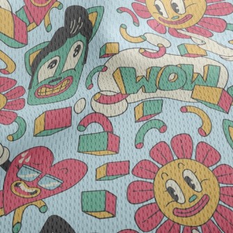 Funny Expressions Athletic Mesh Flat Back