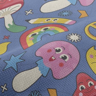 Weird Expression Mushroom Performance Linen