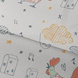 Simple Line Chicken Waterproof Oxford