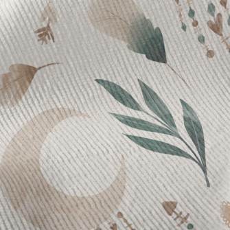 Soft Feather Decoration Standard Corduroy