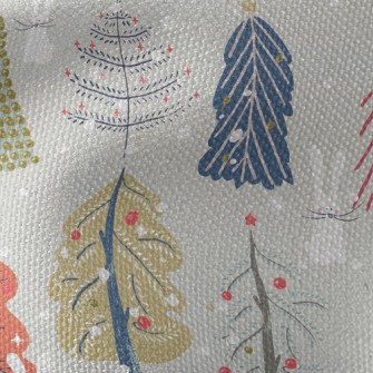 Nordic Warm Christmas Tree Waterproof Canvas