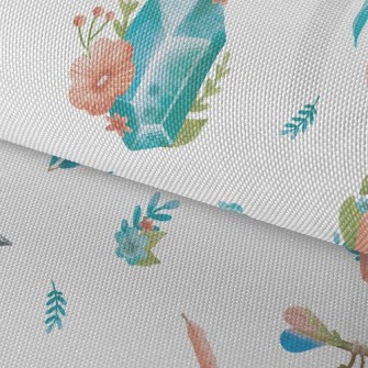 Watercolor Crystal Feather Waterproof Oxford