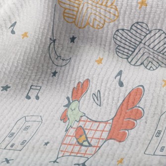 Simple Line Chicken Terry