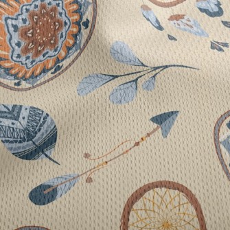 Folk Custom Dream Catcher Athletic Mesh Flat Back