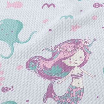 Gentle Mermaid Princess Birdseye Piqué