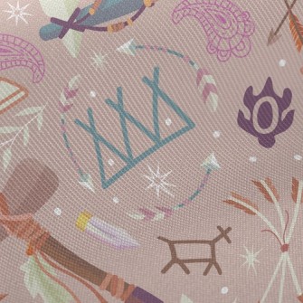 Nordic Style Feathers Twill