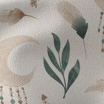 Soft Feather Decoration Waterproof Canvas