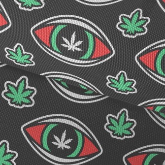 Eyes Cannabis Leaves Waterproof Oxford