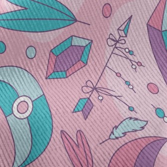 Geometric Crystal Feather Standard Corduroy