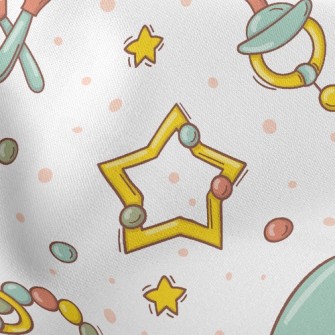 Little Girl Toy Comb Stretch Ponte