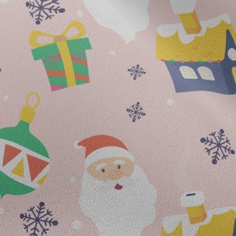 Santa Claus Giving Gifts Chiffon