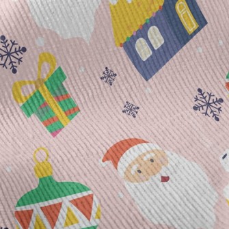 Santa Claus Giving Gifts Standard Corduroy