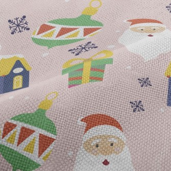 Santa Claus Giving Gifts Performance Linen