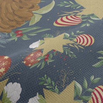 Christmas Hazelnut Tree Performance Linen