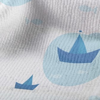 Cute Paper Sailboat Terry