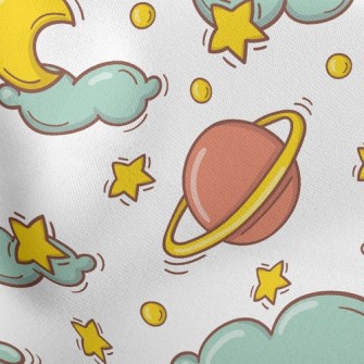 Crescent Moon Clouds Stretch Ponte