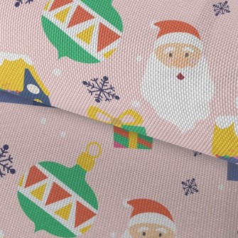 Santa Claus Giving Gifts Waterproof Oxford