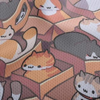 Cardboard Life Kitten Athletic Mesh Flat Back