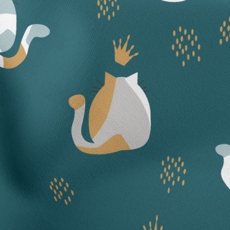 Cute Cat Butt Stretch Ponte