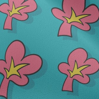Bright Large Flowers Chiffon