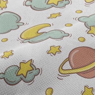 Crescent Moon Clouds Performance Linen