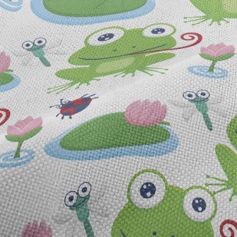 Daze Tongue Sticking Out Frog Performance Linen