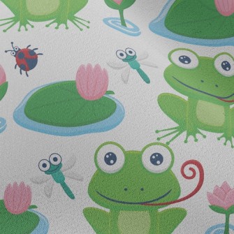 Daze Tongue Sticking Out Frog Chiffon