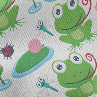 Daze Tongue Sticking Out Frog Standard Corduroy