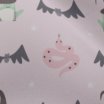 Halloween Bat Snake Chiffon