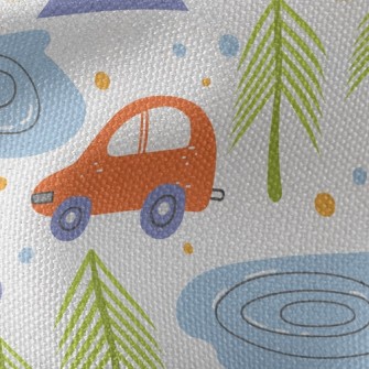Travel By Car Waterproof Canvas