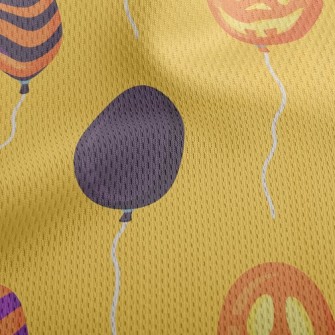 Halloween Balloons Athletic Mesh Flat Back