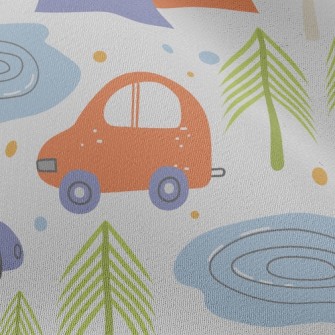 Travel By Car Chiffon
