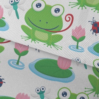 Daze Tongue Sticking Out Frog Waterproof Oxford