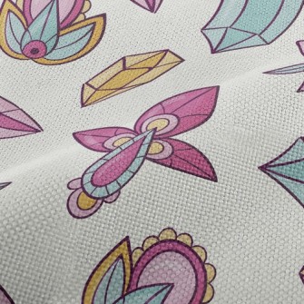 Gems And Flowers Performance Linen