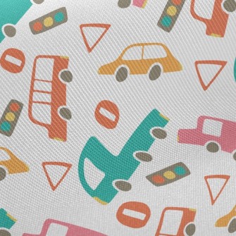 Colorful Cars Twill