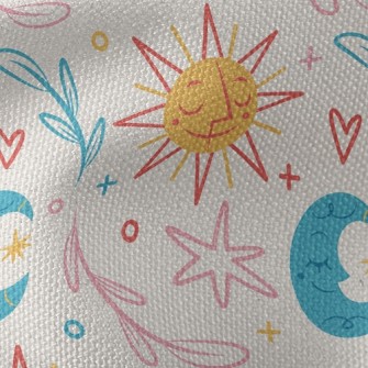 Gentle Sun And Moon Waterproof Canvas