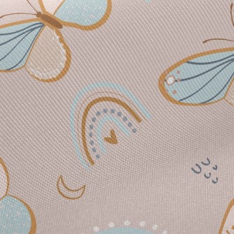 Rainbow And Butterfly Twill