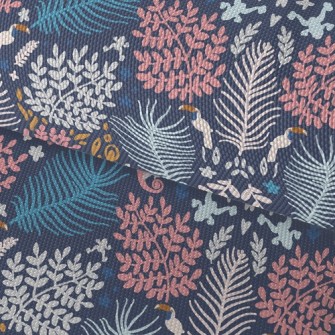 Tropical Forest Plants Waterproof Oxford