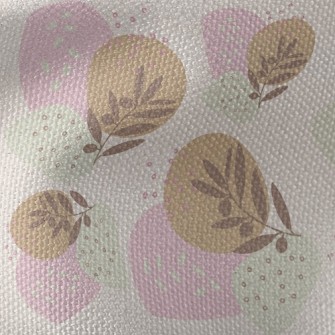 Small Soft Colored Leaves Waterproof Canvas