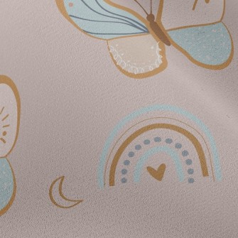 Rainbow And Butterfly Chiffon