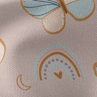 Rainbow And Butterfly Waterproof Canvas