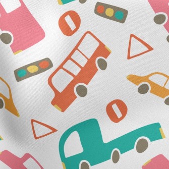 Colorful Cars Stretch Ponte