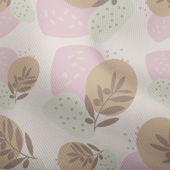 Small Soft Colored Leaves Dobby